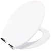 Gifi Equipement Wc^Abattant WC duroplast blanc avec frein de chute déclipsable réglable