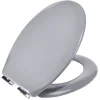 Gifi Equipement Wc^Abattant WC duroplast gris avec frein de chute déclipsable réglable
