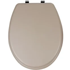 Gifi Equipement Wc^Abattant WC gris clair uni