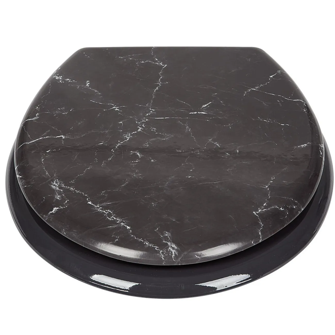 Gifi Equipement Wc^Abattant WC motif marbre