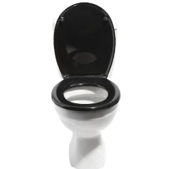 Gifi Equipement Wc^Abattant WC noir