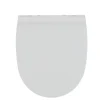 Gifi Equipement Wc^Abattant WC plat uni blanc