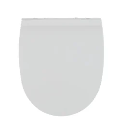 Gifi Equipement Wc^Abattant WC plat uni blanc