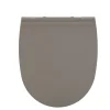 Gifi Equipement Wc^Abattant WC plat uni taupe