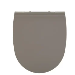 Gifi Equipement Wc^Abattant WC plat uni taupe
