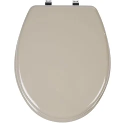 Gifi Equipement Wc^Abattant WC taupe uni