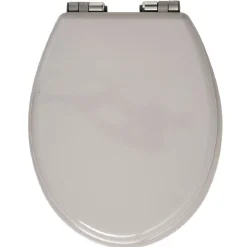 Gifi Equipement Wc^Abattant WC uni taupe avec frein de chute