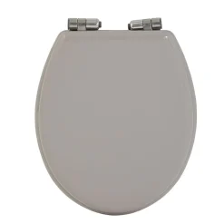 Gifi Equipement Wc^Abattant wc universel ajustable en bois gris