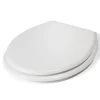 Gifi Equipement Wc^Abattant WC universel en bois blanc