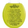 Gifi Equipement Wc^Abattant WC vert anis les 10 commandements