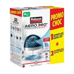 Gifi Nettoyage Et Entretien|Absorbeur d'humidité Aero 360° Rubson