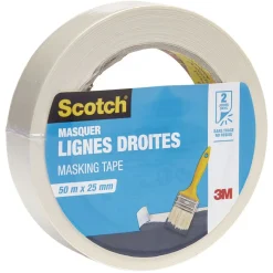 Gifi Colle Et Adhésif^Adhésif masquage lignes droites Scotch 50 m