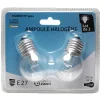 Gifi Ampoule^Ampoule E27 halogène G45 x2