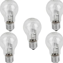 Gifi Ampoule^Ampoule halogène E27 42 Watts A55 x5