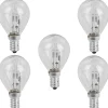 Gifi Ampoule^Ampoule halogène E14 28 Watts G45 x5