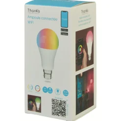 Gifi Ampoule^Ampoule LED connectée couleurs changeantes B22 60 W