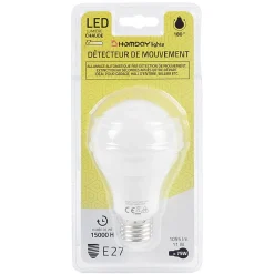 Gifi Ampoule^Ampoule LED détecteur de mouvement E27 60 W