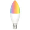Gifi Ampoule^Ampoule ovale LED connectée couleurs changeantes E14 40 W