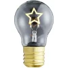 Gifi Ampoule^Ampoule USB rechargeable filament LED étoile jaune Ø7xH12cm