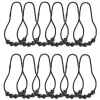 Gifi Equipement Douche^Anneau de douche métal noir x12