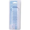 Gifi Equipement Douche^Anneau de douche transparent ovale x12