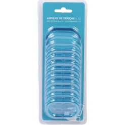 Gifi Equipement Douche^Anneau de douche transparent x12