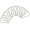 Gifi Equipement Douche^Anneau rideau de douche en métal x12