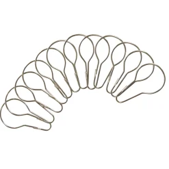 Gifi Equipement Douche^Anneau rideau de douche en métal x12
