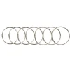 Gifi Equipement Douche^Anneau rideau de douche rond en métal x12
