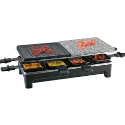 Hot Gifi Appareil à raclette avec pierre de cuisson 8 personnes 1500W