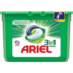 Gifi Entretien Du Linge|Ariel pods 3 en 1 peaux sensibles x14