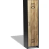 Gifi Rangement|Armoire Apollo noire et miel