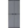 Gifi Rangement|Armoire de rangement en plastique kis jolly gris