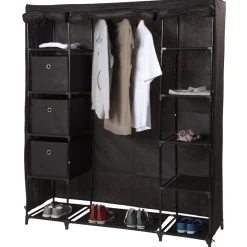 Gifi Rangement|Armoire dressing chocolat