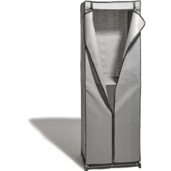 Gifi Rangement|Armoire dressing gris double penderie