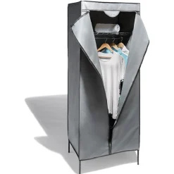 Gifi Rangement|Armoire penderie grise