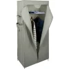 Gifi Rangement|Armoire textile avec étagère et portant 70x45x155cm