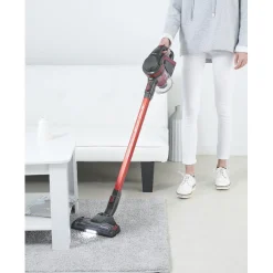 Gifi Nettoyage Et Entretien|Aspirateur 2 en 1 sans fil sans sac silencieux Homday rouge