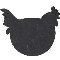Clearance Gifi Assiette ardoise poule petit modèle