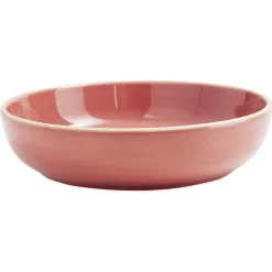 Sale Gifi Assiette creuse faïence Terracotta avec liseré crème