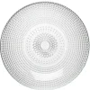 Sale Gifi Assiette creuse ronde effet relief blanc transparent Ø21 cm