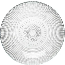 Sale Gifi Assiette creuse ronde effet relief blanc transparent Ø21 cm