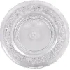 Sale Gifi Assiette de présentation ronde transparente ciselée