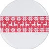 Sale Gifi Assiette de présentation rouge blanche