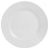 Sale Gifi Assiette à dessert blanche bordure à rainures