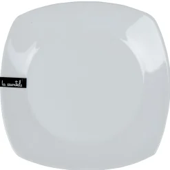 Clearance Gifi Assiette à dessert carrée blanche Les essentiels