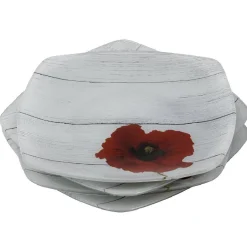 Sale Gifi Assiette dessert coquelicot flower
