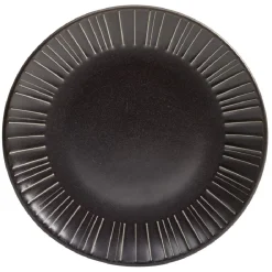 Clearance Gifi Assiette à dessert en céramique noir Ø21cm