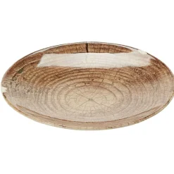 Sale Gifi Assiette à dessert en faïence imitation bois Ø20 cm