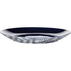 Sale Gifi Assiette à dessert en porcelaine décor feuillage